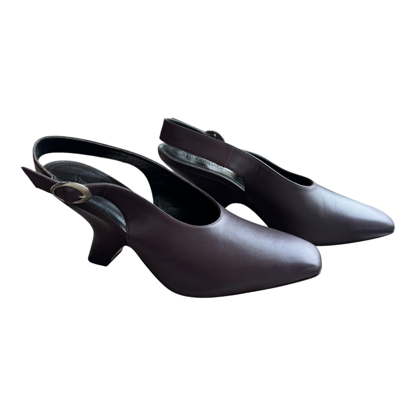 Russell & Bromley Haymoor Wedge Slingback Heels - 38/5 - NEW