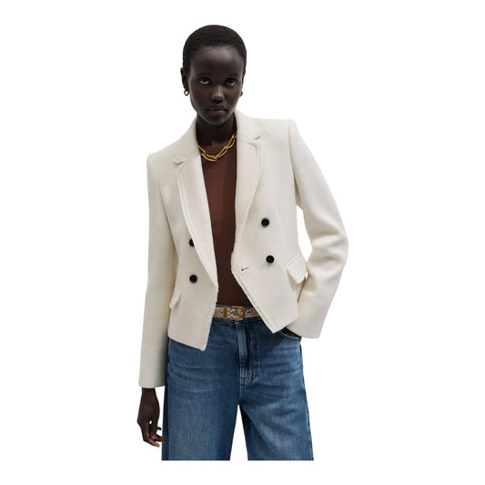 Me + Em AM-PM Fitted Blazer Italian Wool Blend - 12