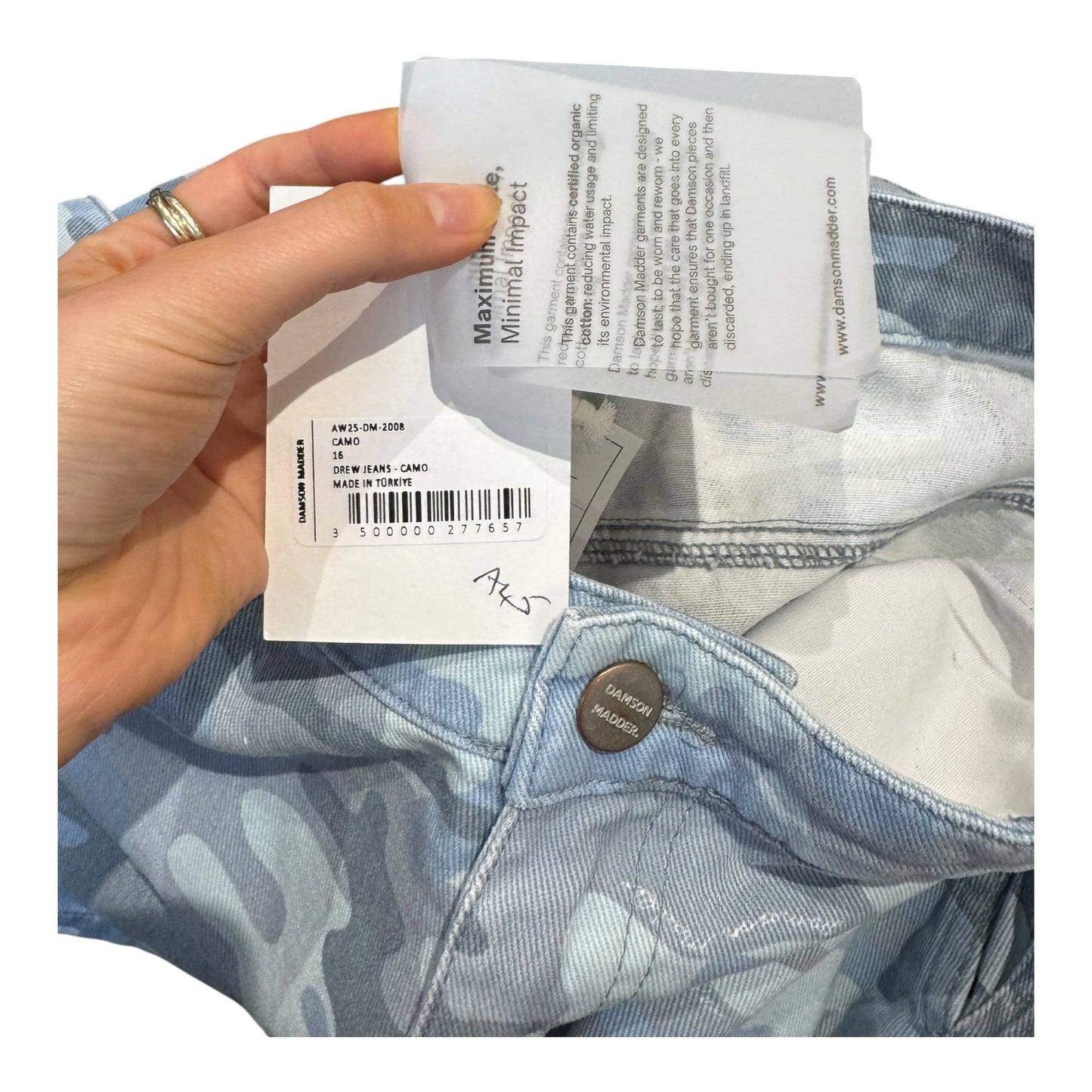 Damson Madder Camo Drew Jeans - 16 - NEW
