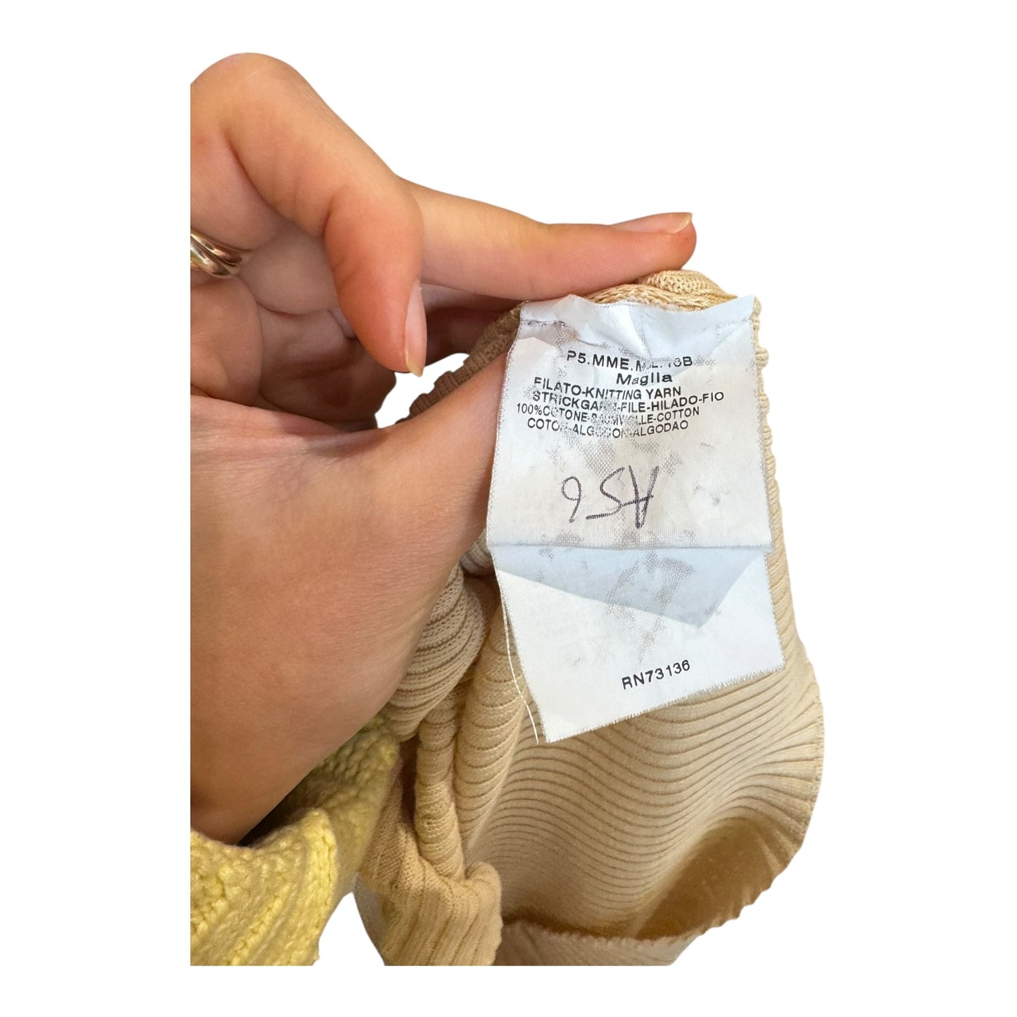 Max Mara Cotton Rib Top - 12/14