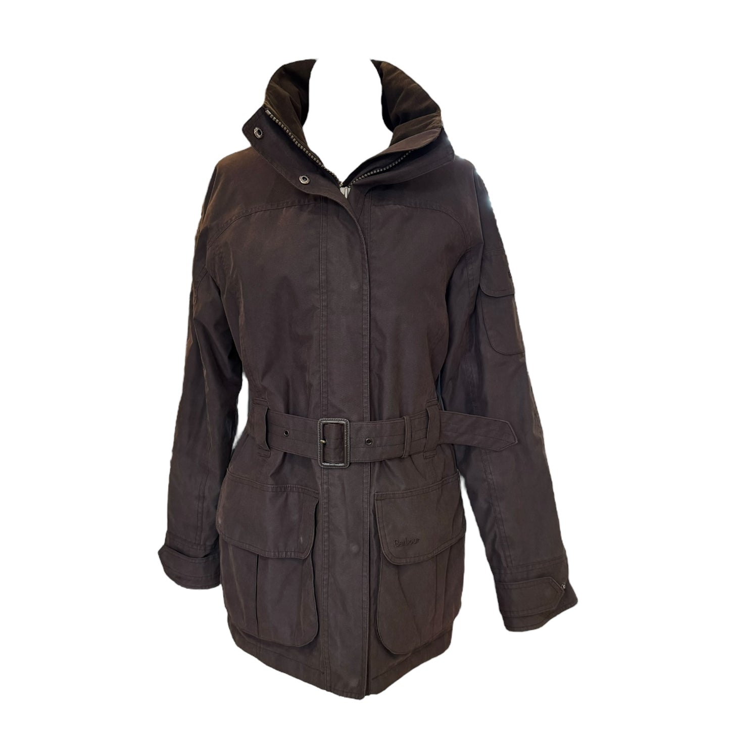 Barbour Brown Waterproof Jacket - 12