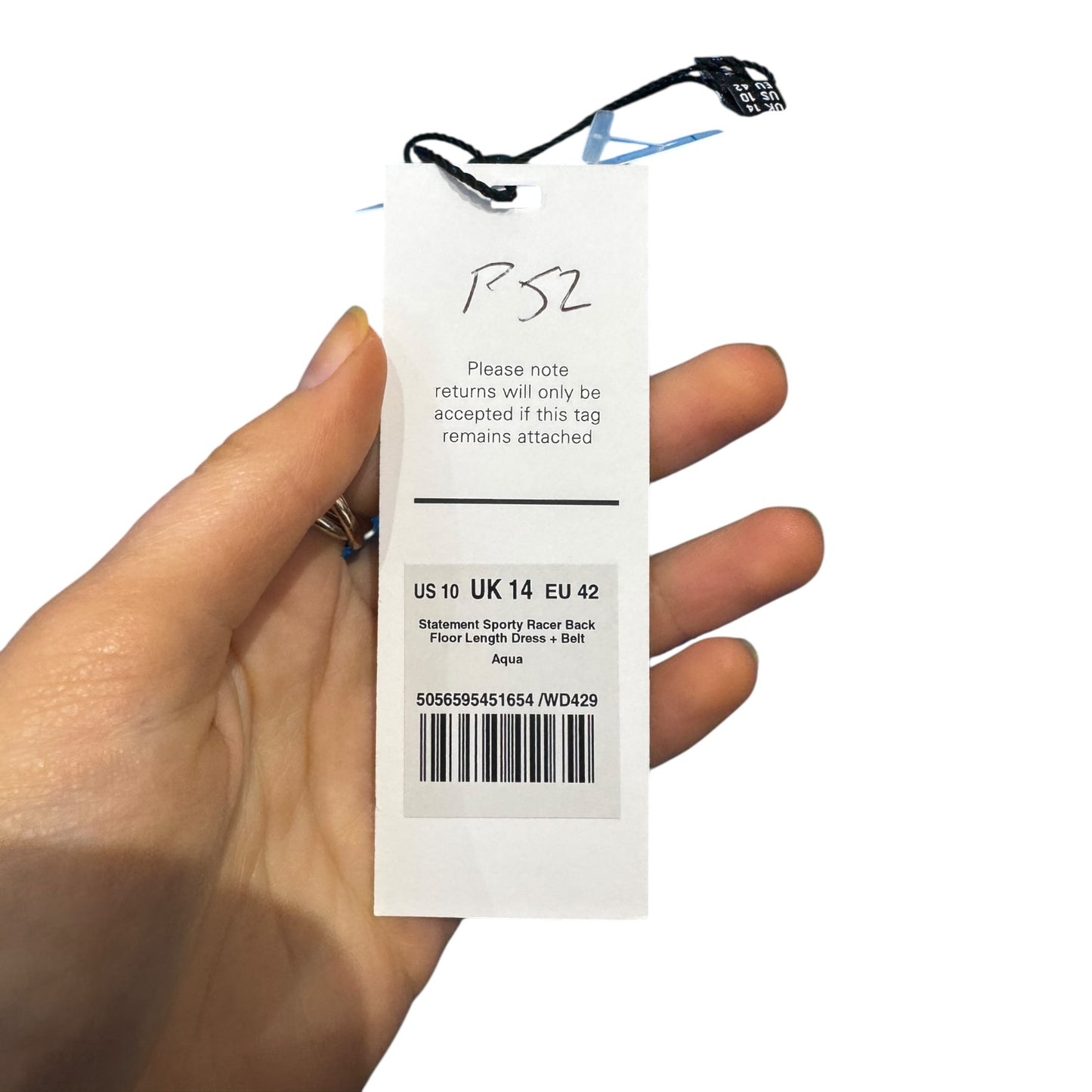 Karen Millen Cobalt Blue Envelope Neck Dress - 14 - NEW