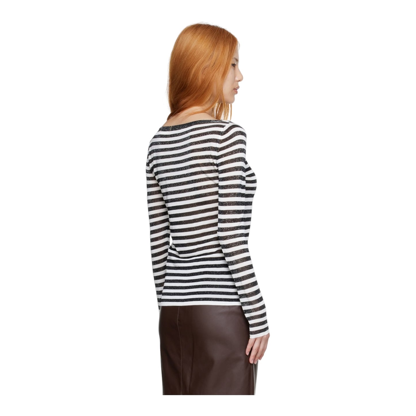 Max Mara Black & White Talco Sweater - 12