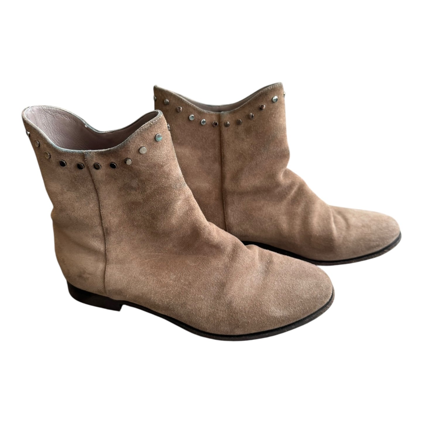 Jimmy Choo Marco Flat Suede Ankle Boots - 38.5/5.5
