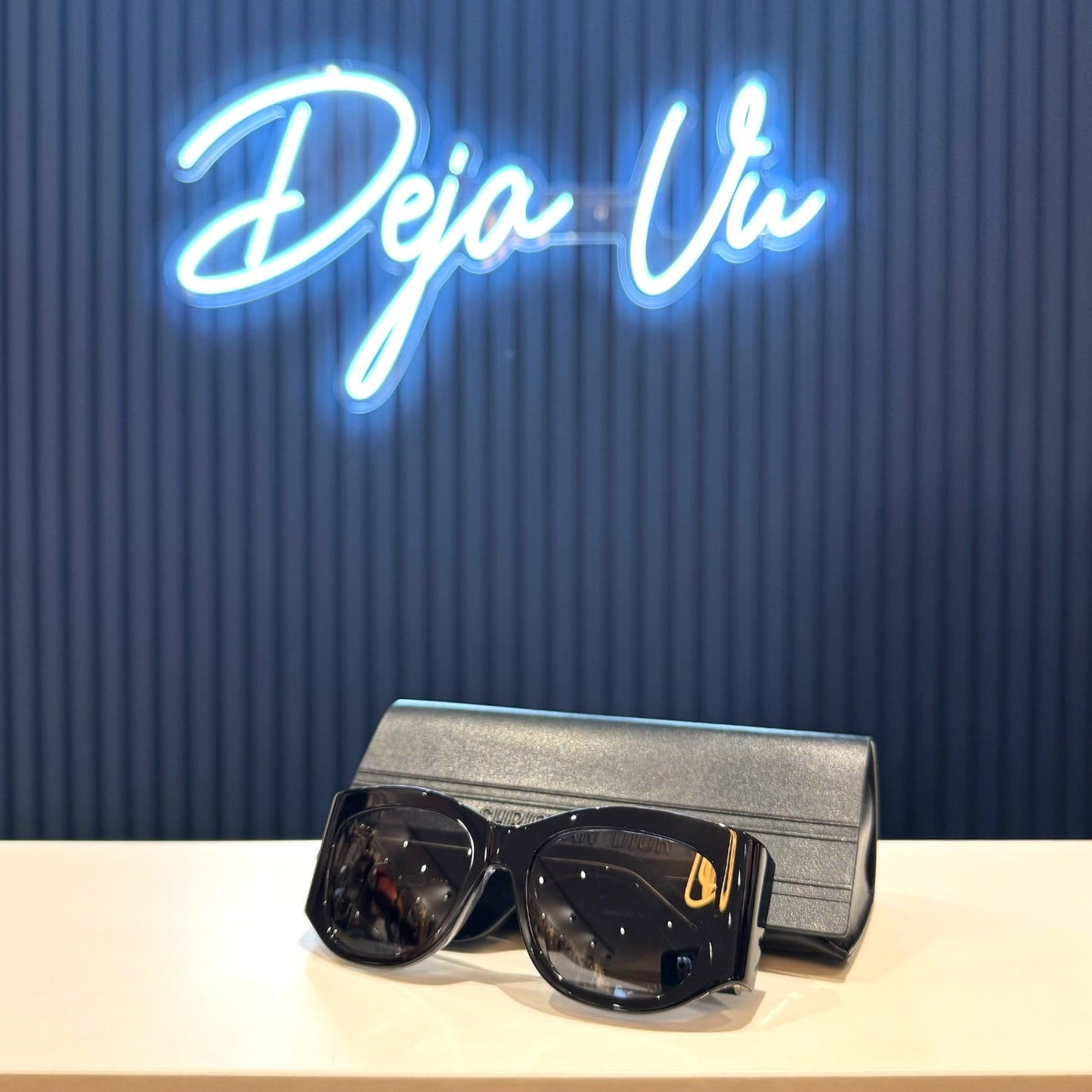 Dior 'Diornuit' Black Sunglasses