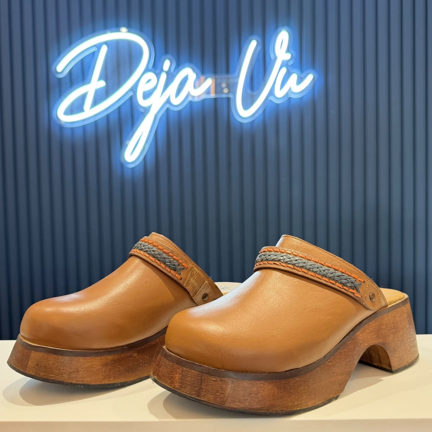 Osprey Brown Leather Clogs - 5