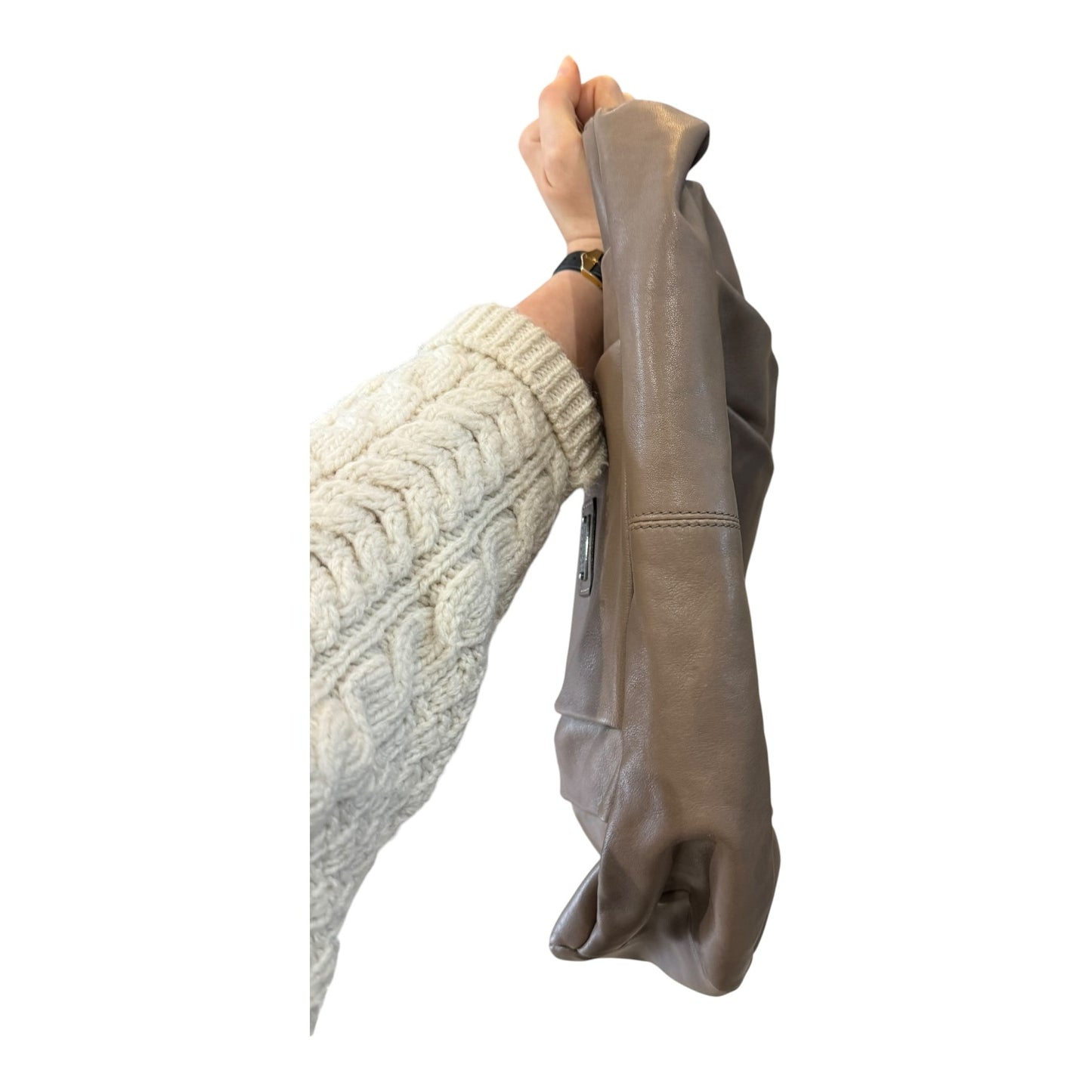 Max Mara Taupe Slouch Bag
