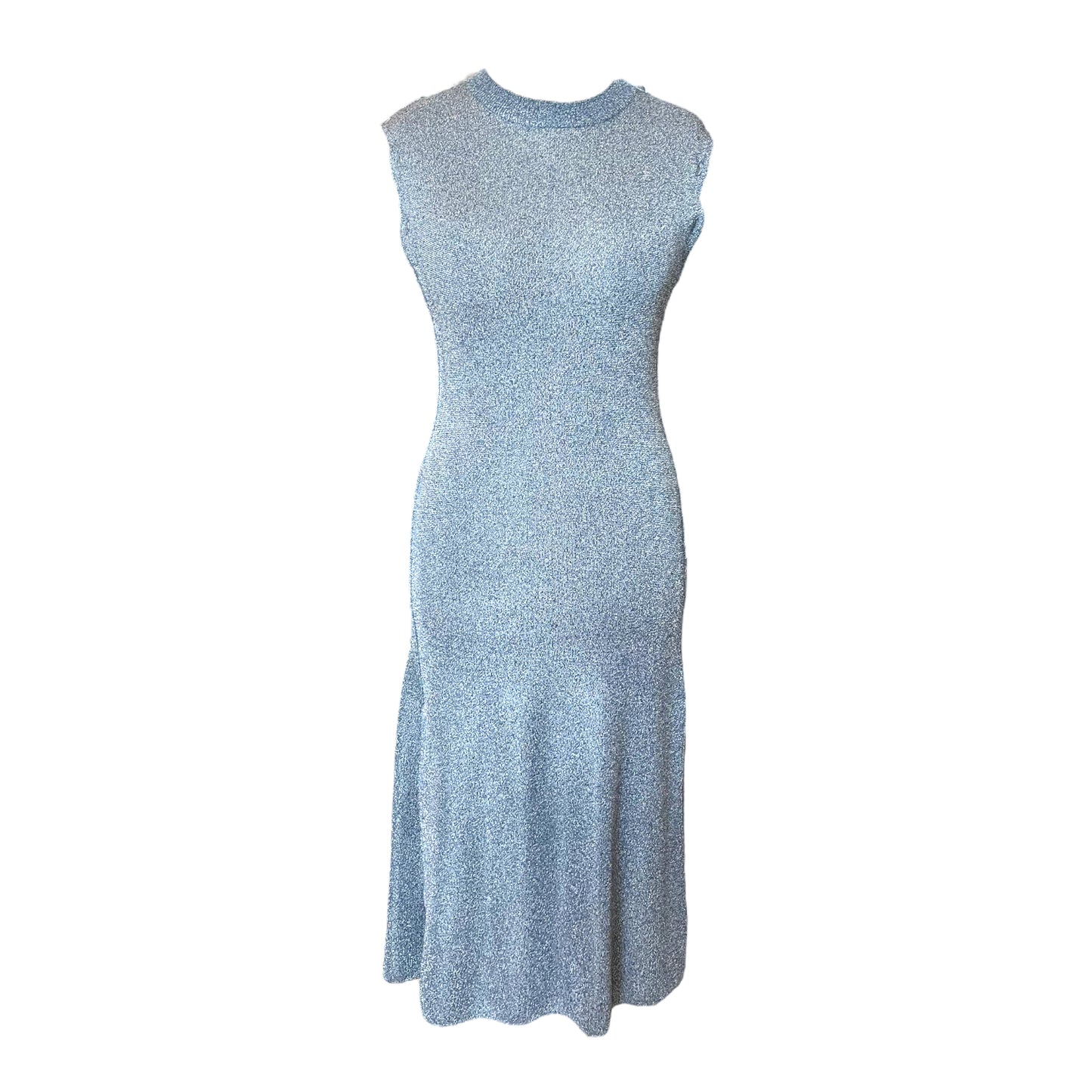 See by Chloe Blue Metallic Dress