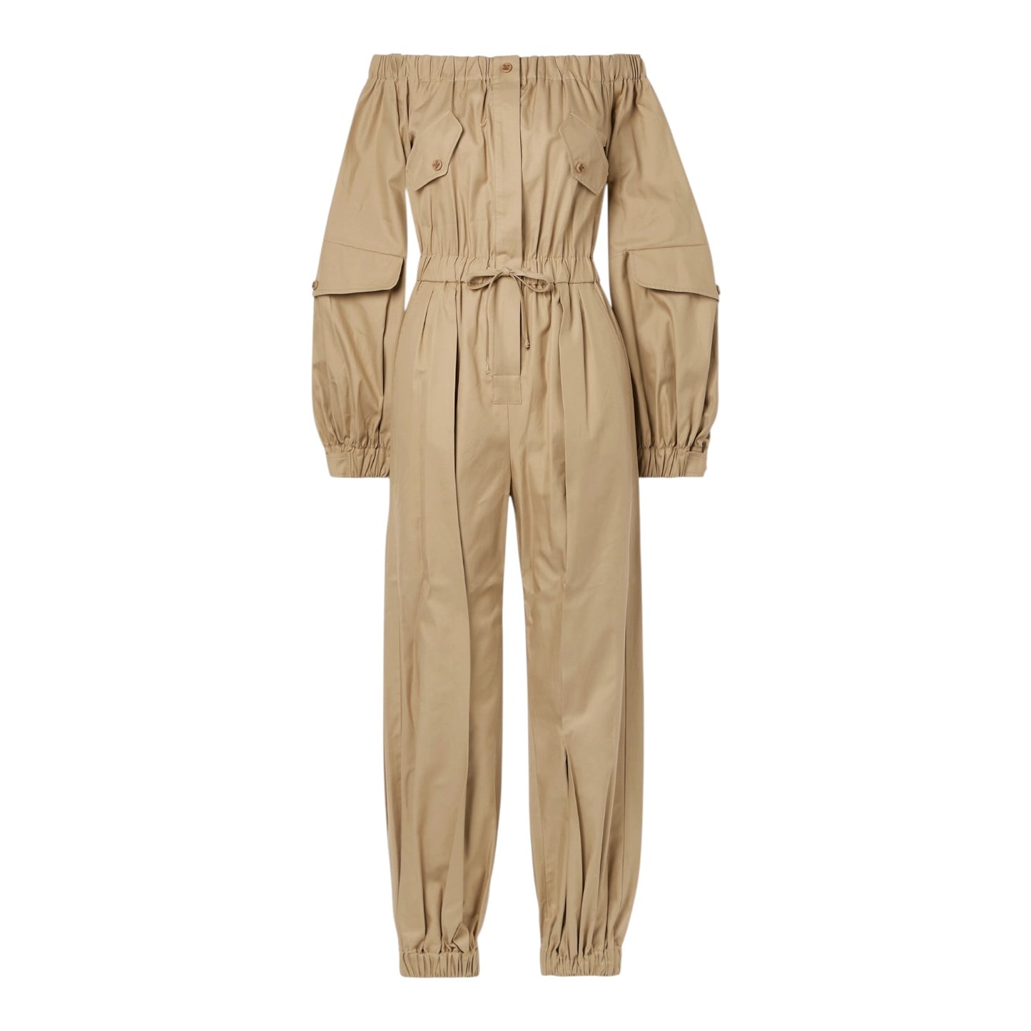 Max Mara Romana Off The Shoulder Jumpsuit - 10