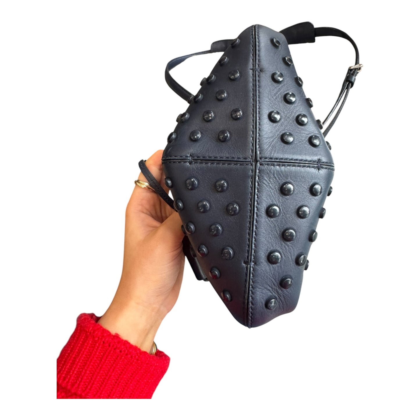 Tod's Navy Mini Secchiello Bucket Bag