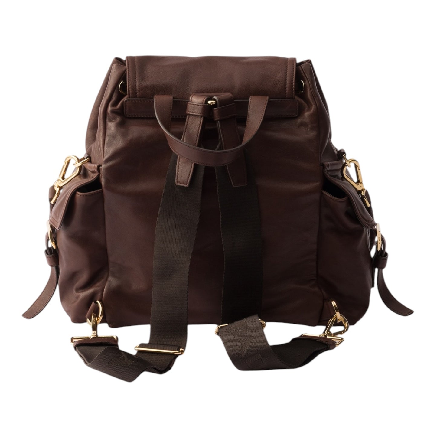 Prada Explore Medium Brown Nappa Leather Backpack