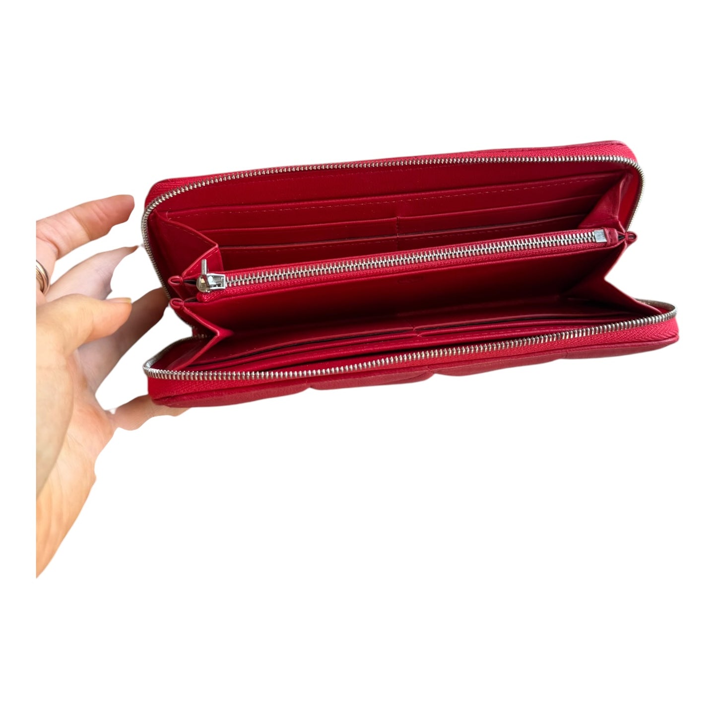 Mulberry Softie Long Card Wallet in Lancaster Red