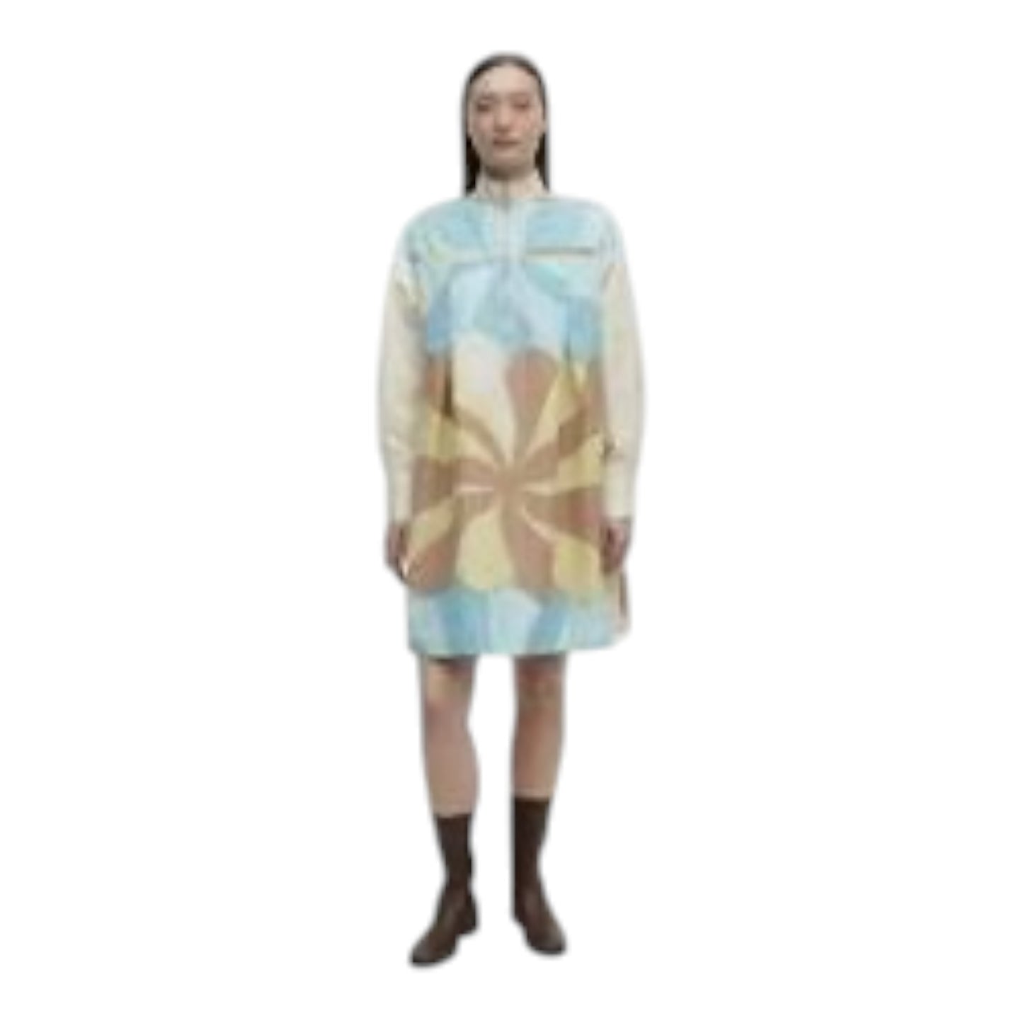 Marimekko Cotton Linen Print Dress - 12/14