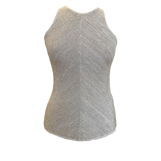 Reiss Silver Knit Top - 8