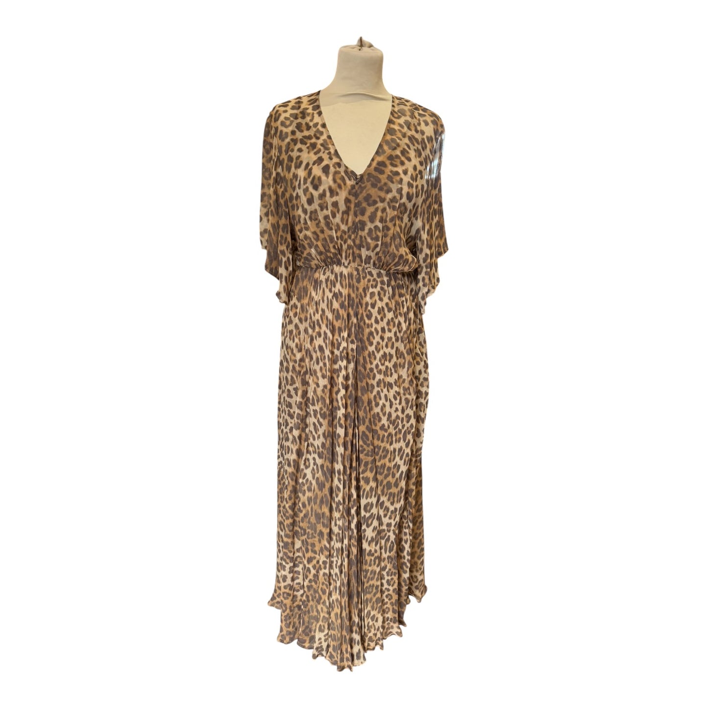 Maje Leopard Print Maxi Dress - 10