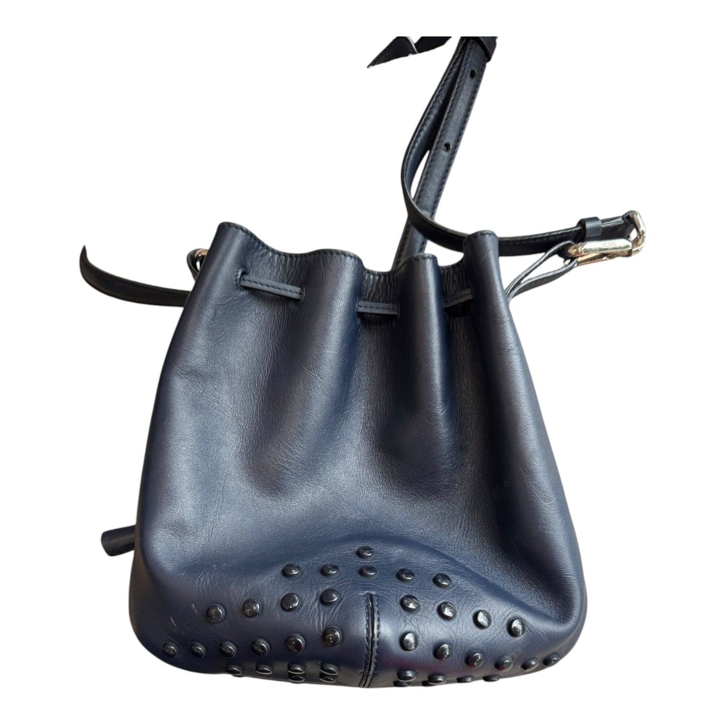 Tod's Navy Mini Secchiello Bucket Bag