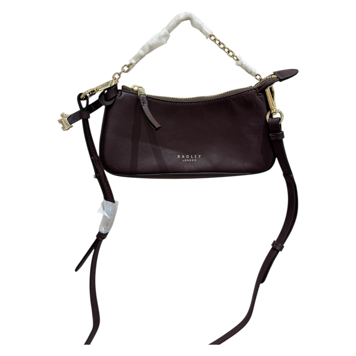 Radley Mini Satchel Bag in Dark Brown - NEW