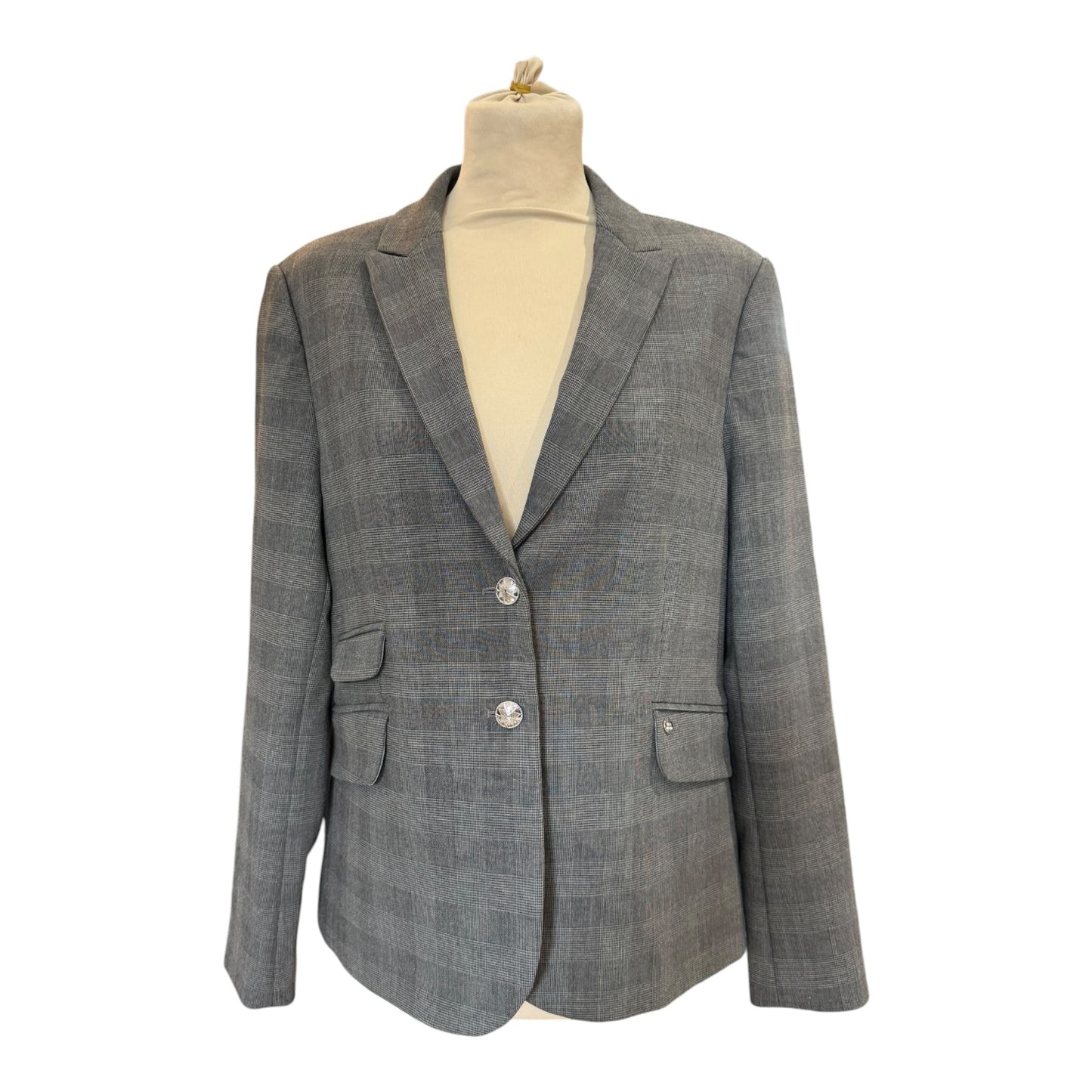Mos Mosh Grey Check Blazer - 12