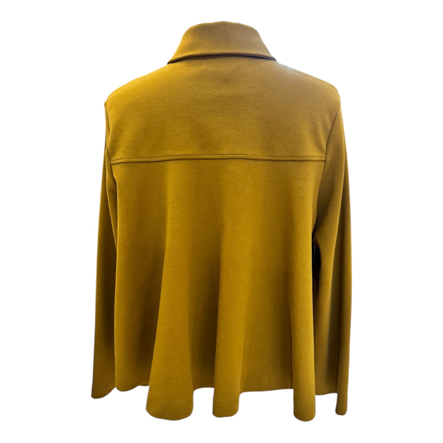 COS Mustard Flared Cotton Polo - 10/12