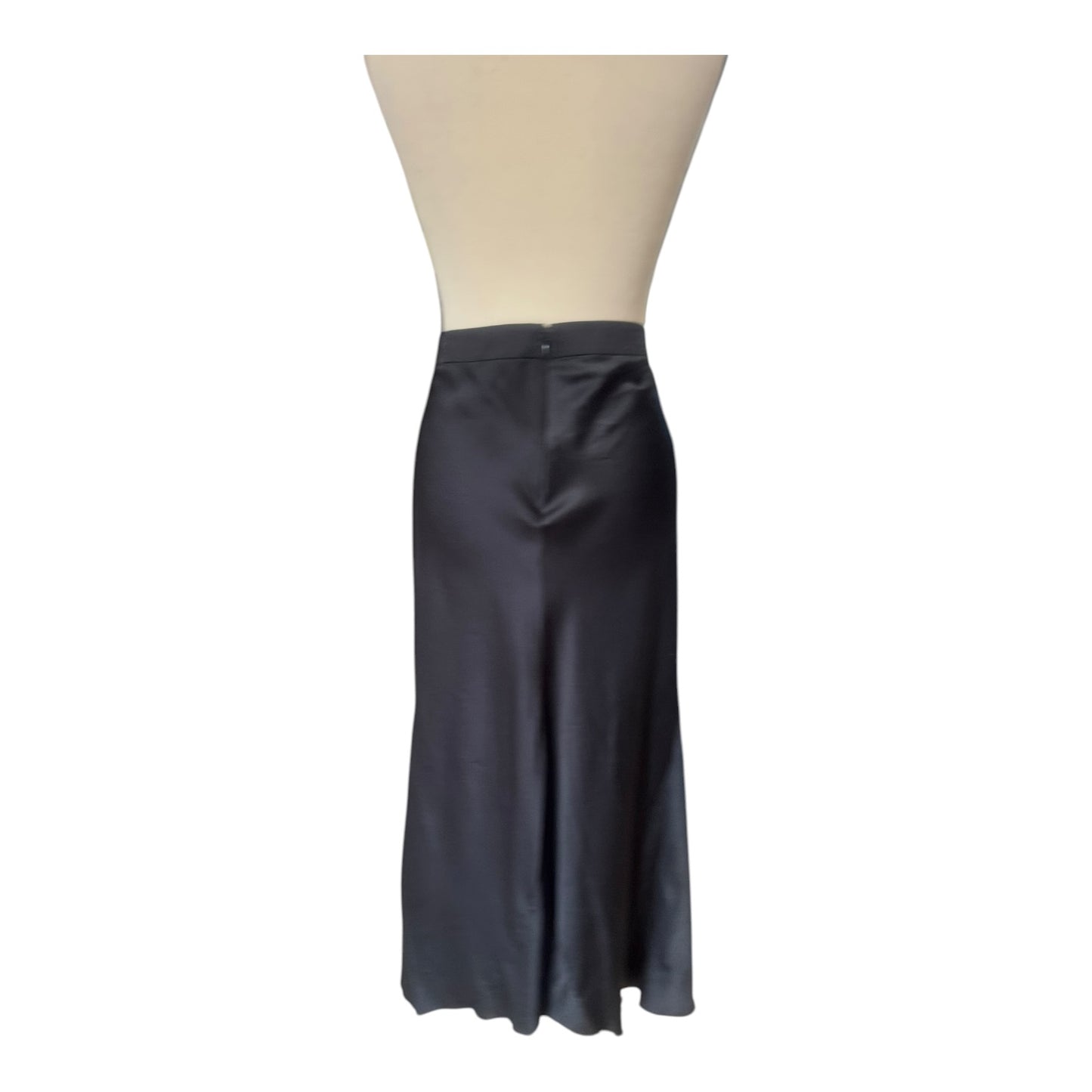 Raey Black Silk Slip Skirt - 16