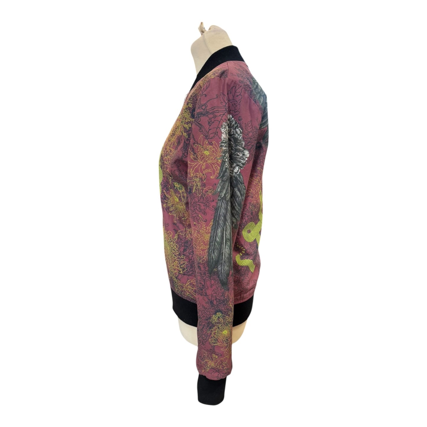 Eadach by Sara O'Neill Morrigan Reversible Unisex Bomber Jacket - 8