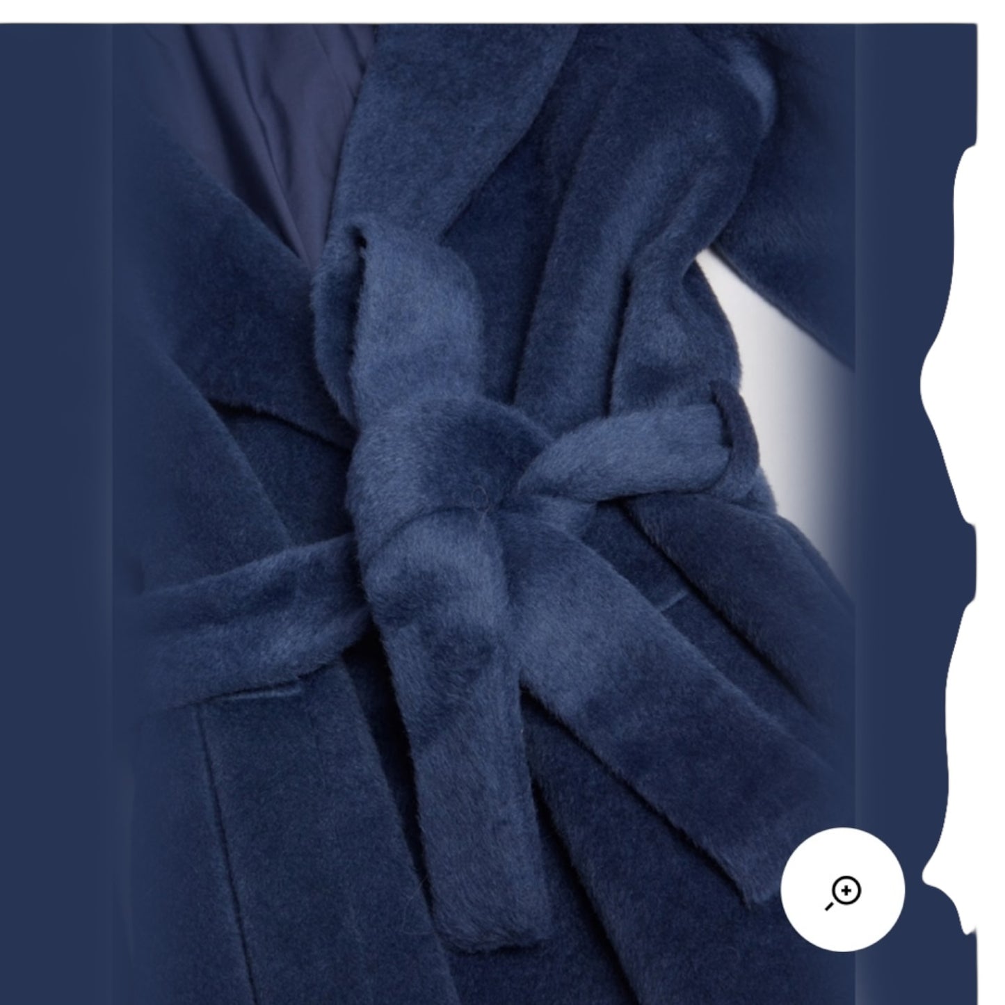 Guess Brenda Blue Coat with Faux Fur Collar - 12/14