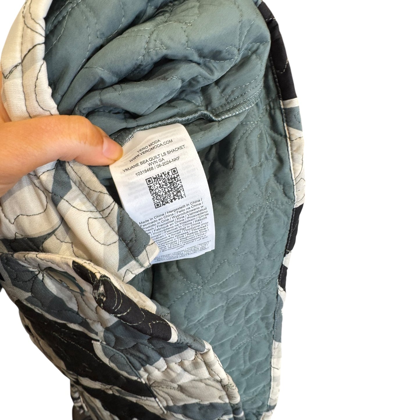 Vero Moda Jane Floral Quilted Jacket - 10