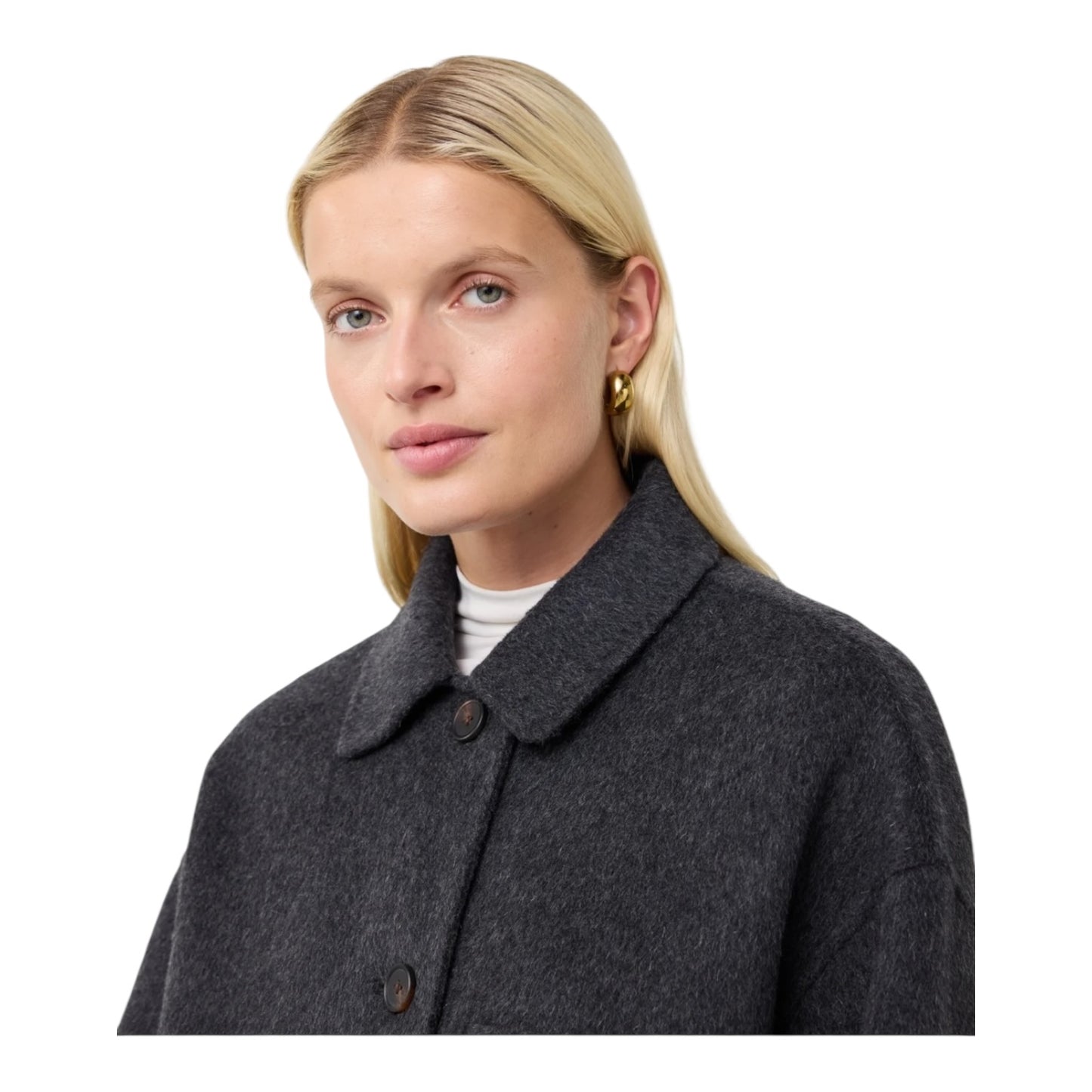 Knit-Ted Odette Grey Jacket - 12/14 - NEW