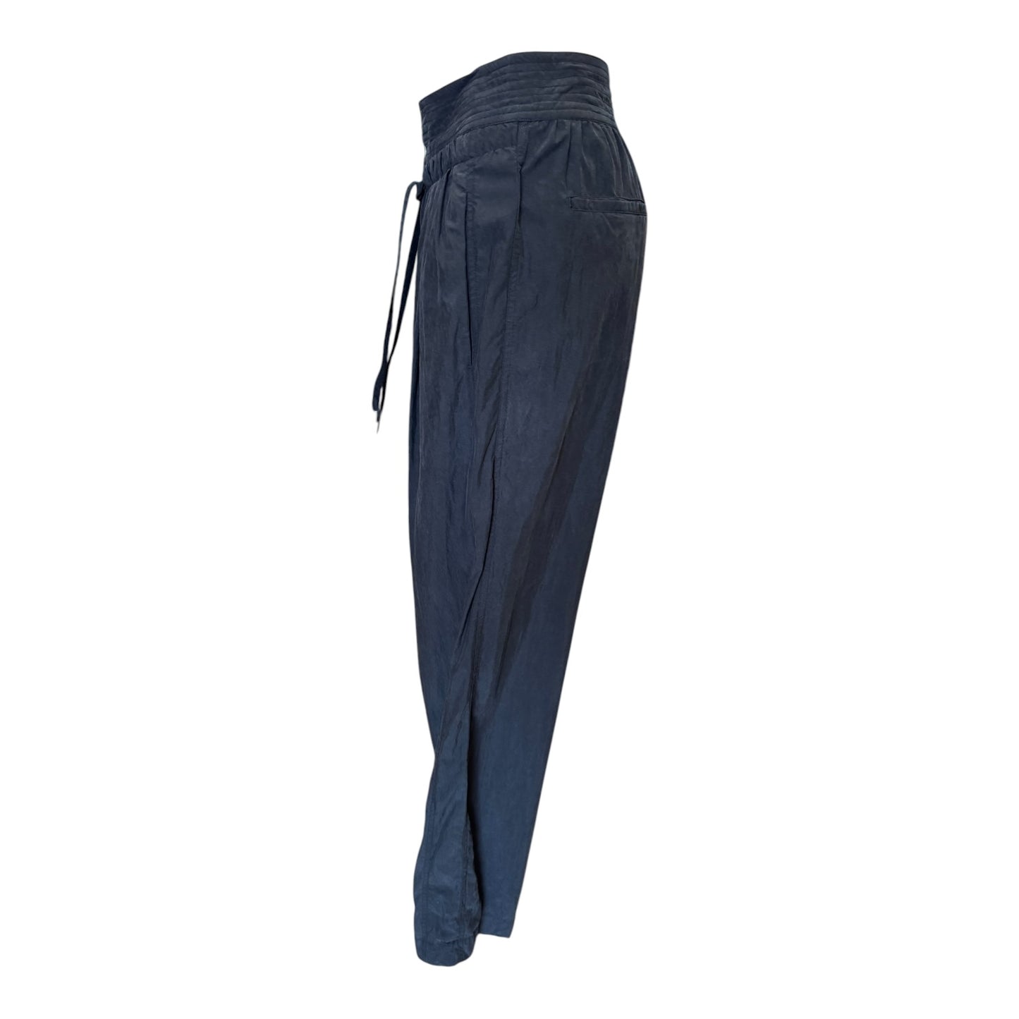 Isabel Marant Black Gleen Pleated Tapered Pants - 10