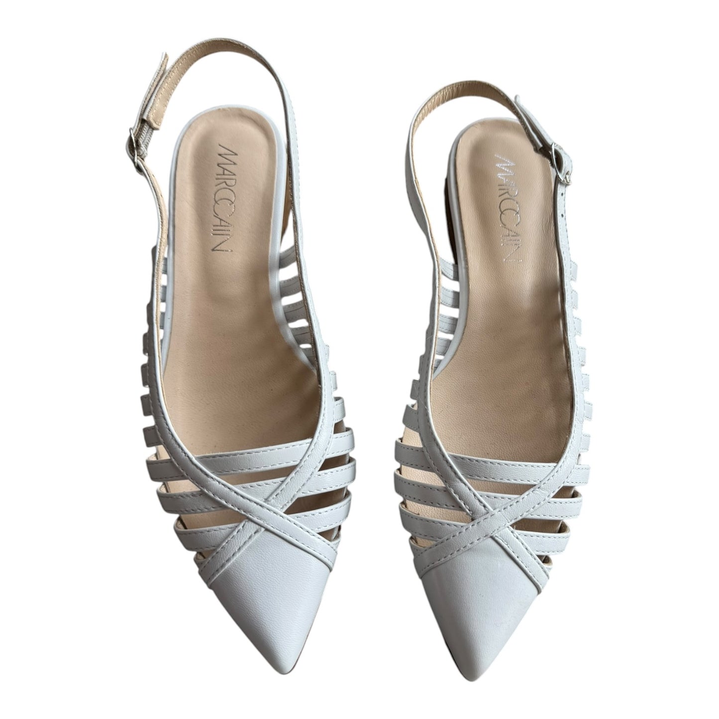 Marc Cain Rethink Together Flat Slingbacks - 37/4 - NEW