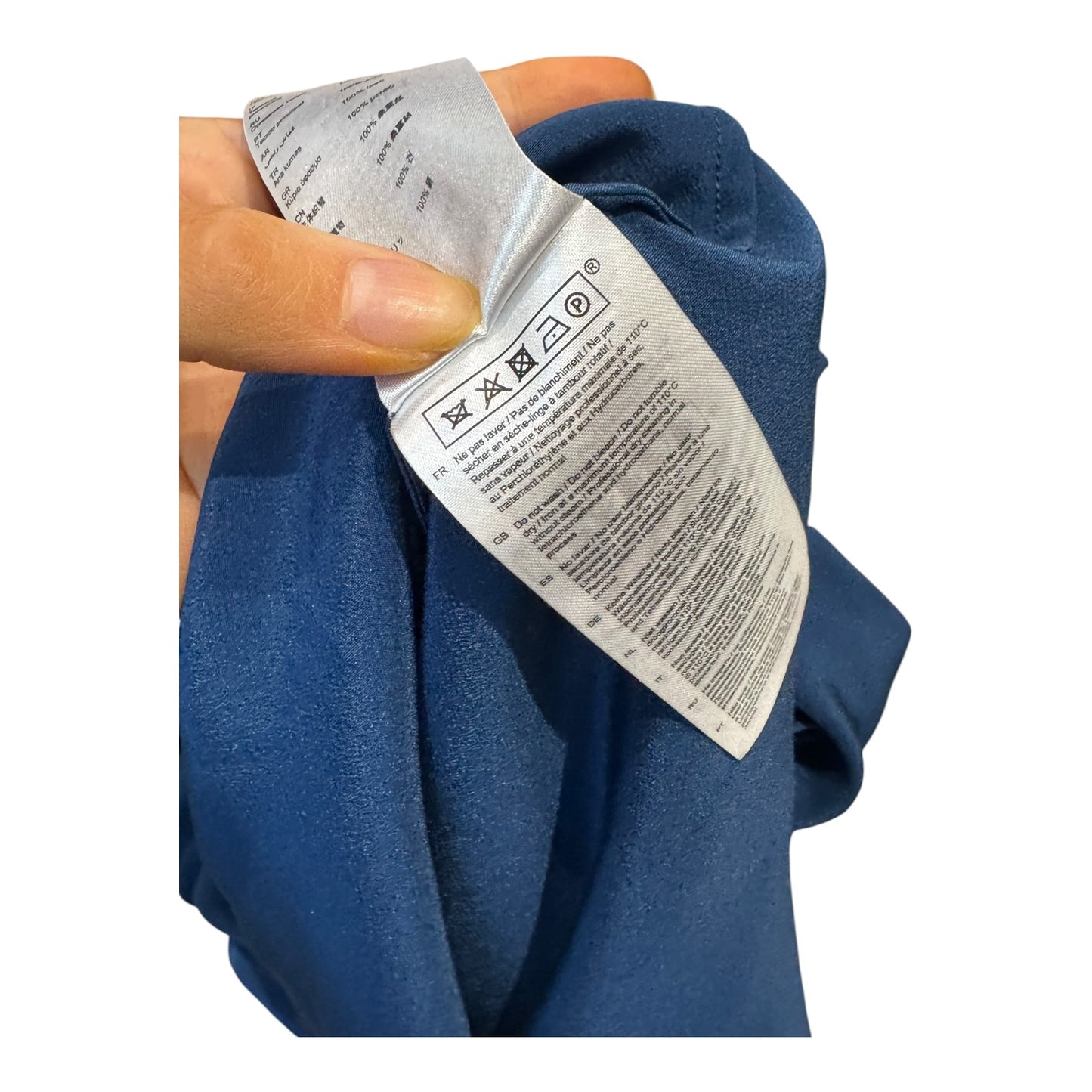 Claudie Pierlot Teal Silk Ruffle Blouse - 8/10