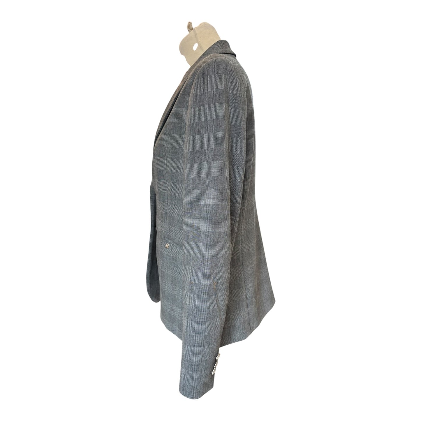 Mos Mosh Grey Check Blazer - 12