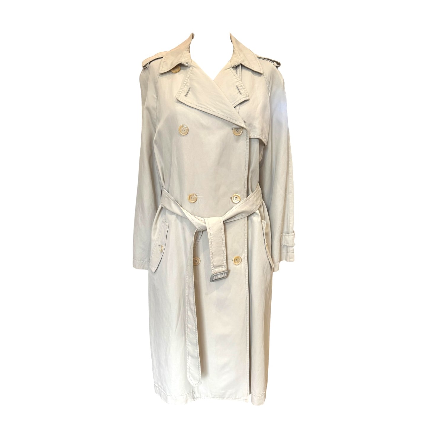 Max Mara Studio Beige Mac Coat - 12