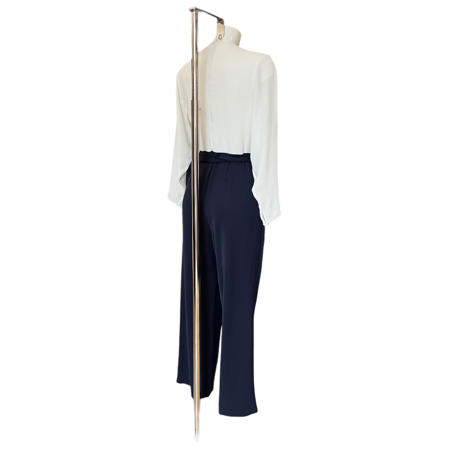 NEW Phase Eight White and Navy Jumpsuit - 8
