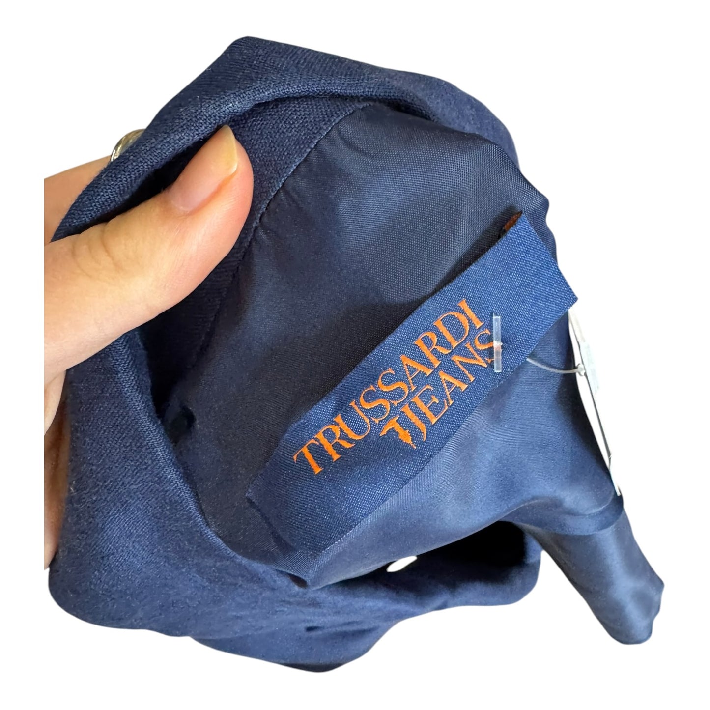 Trussardi Navy Linen Blazer - 12