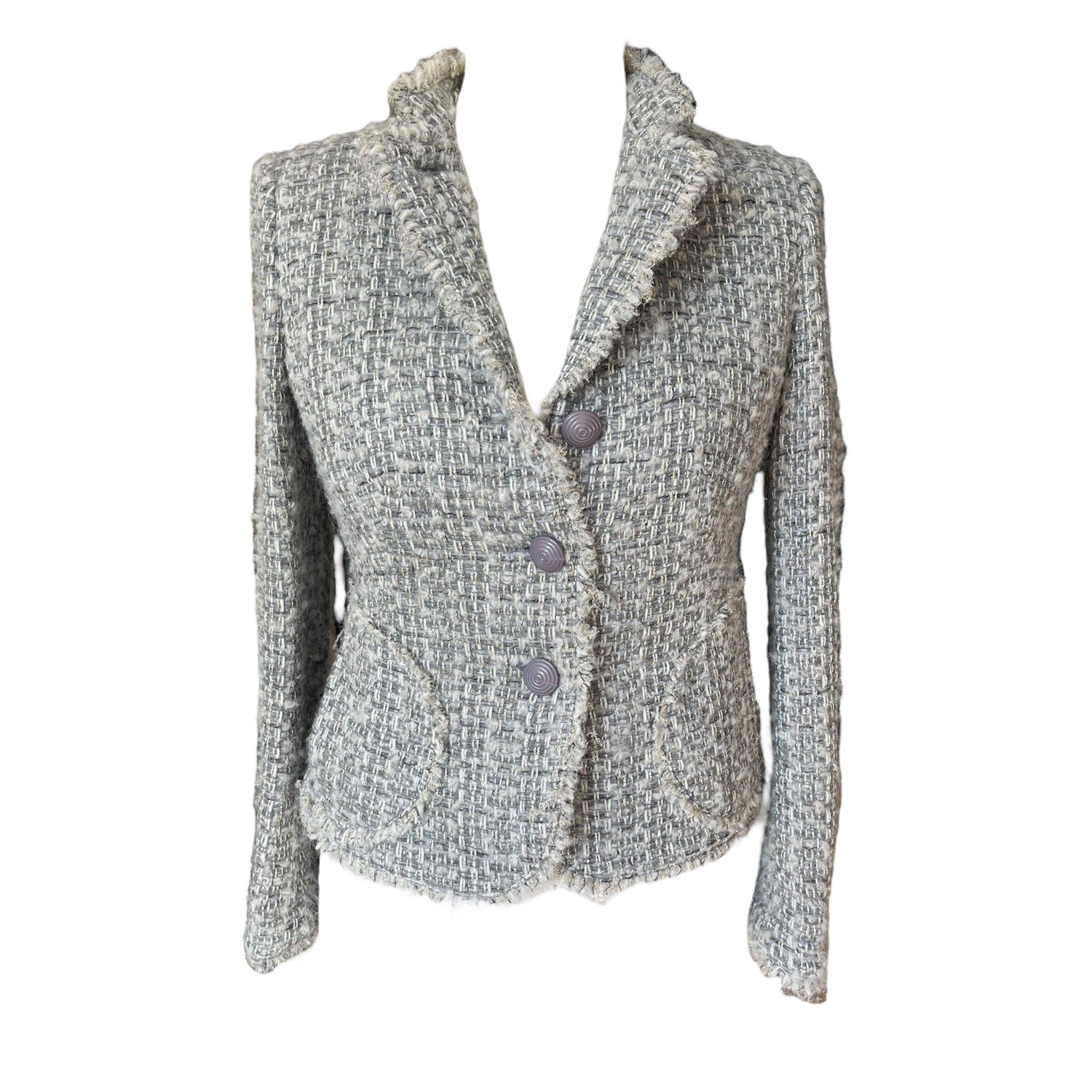 Armani Grey Tweed Jacket – Deja Vu Belfast