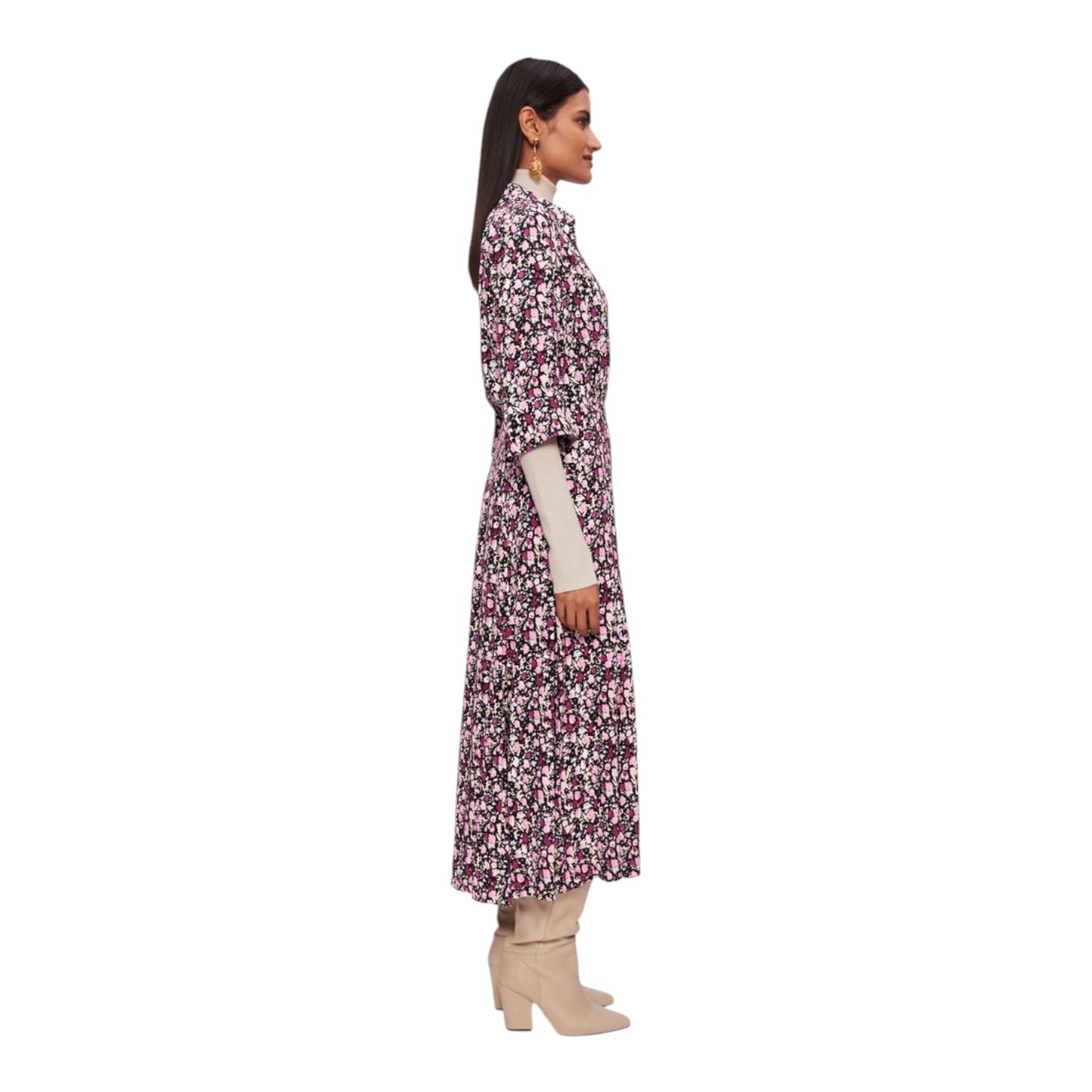 Jigsaw Carnation Midi Dress - 14