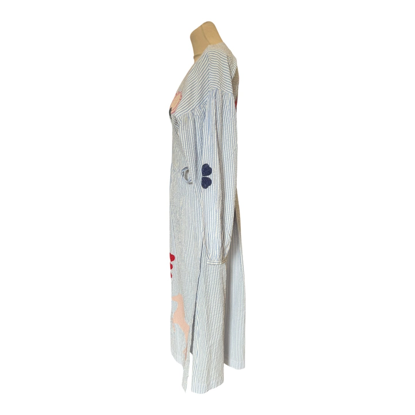 Sissel Edelbo Caro Blue Wrap Dress - One Size