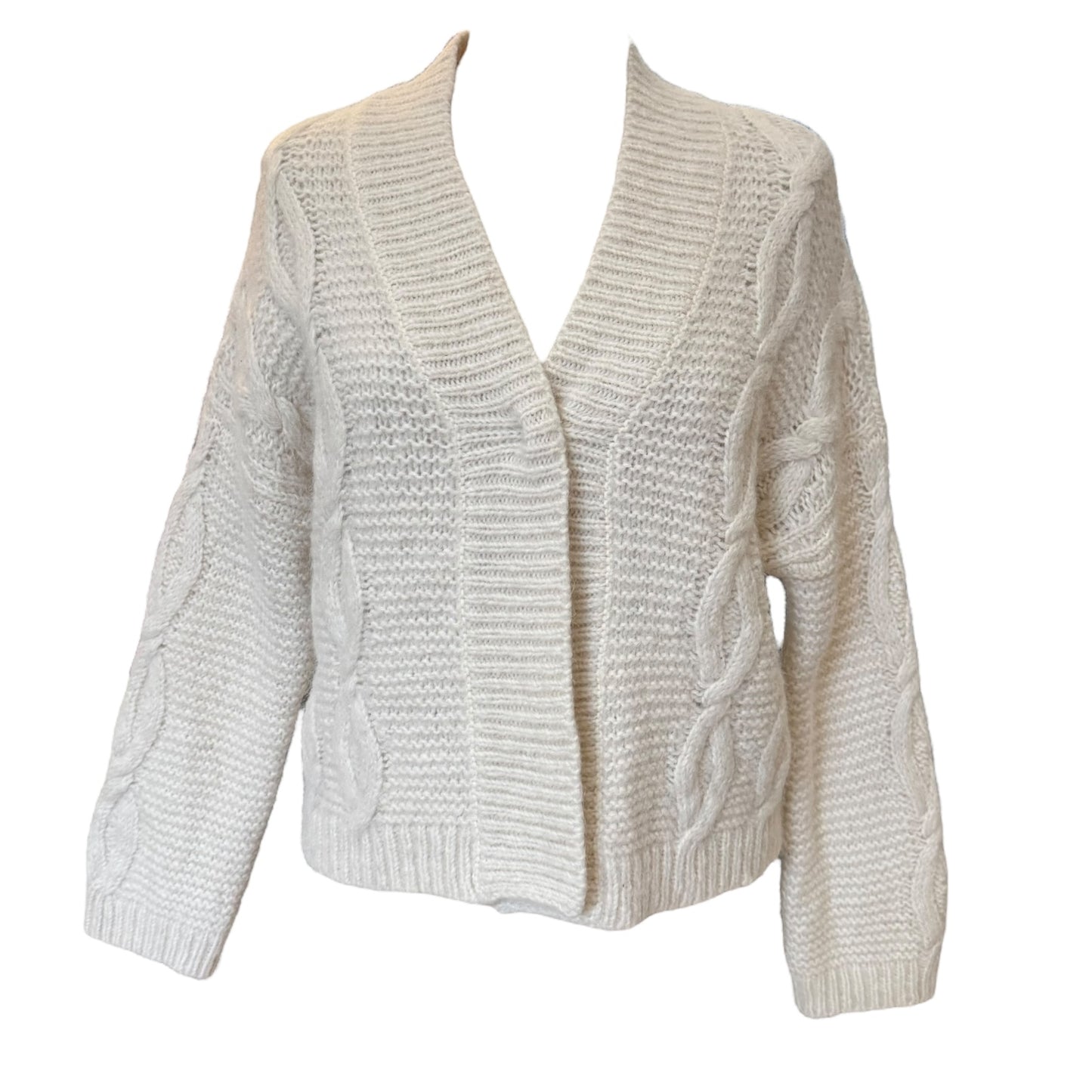 InWear Cream Knit Cardigan - 8/10