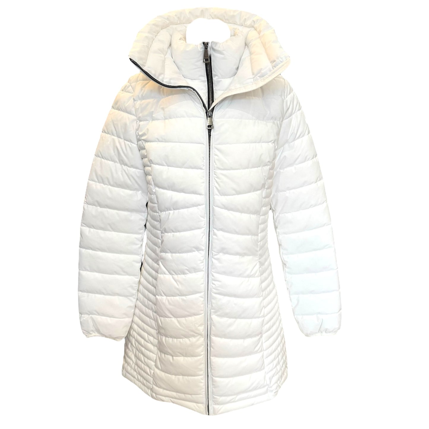 DKNY White Padded Coat - 10