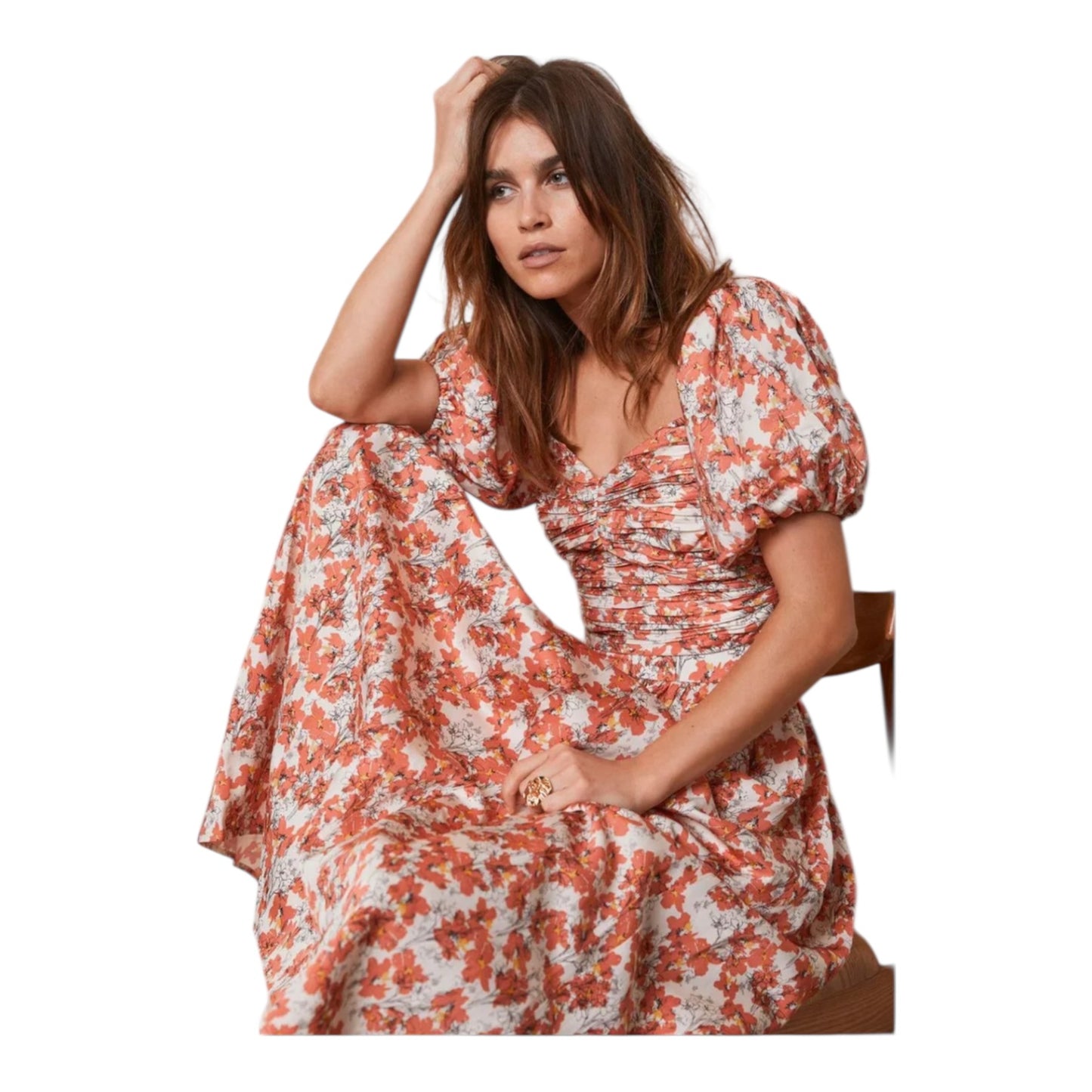 Mint Velvet Floral Top and Maxi Skirt - 12 - NEW