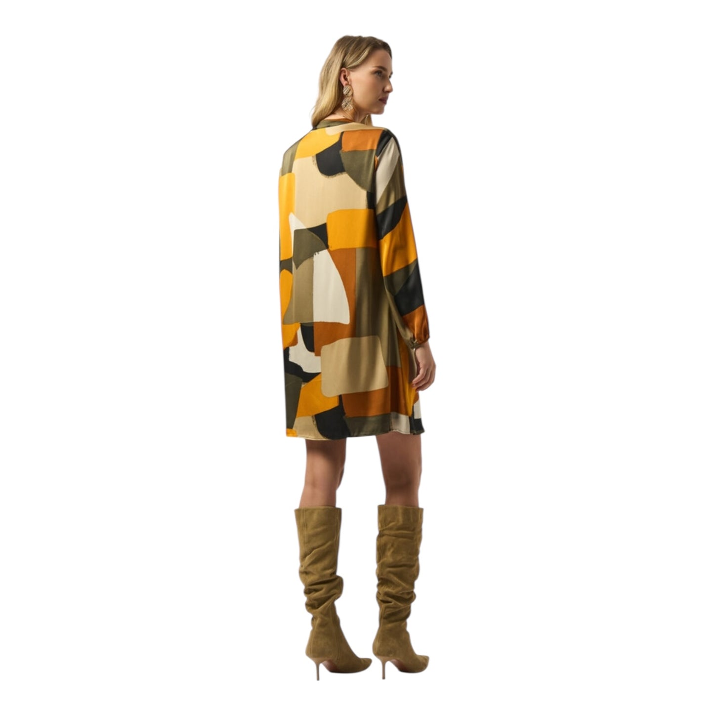 Joseph Ribkoff Orange Shift Dress - 14/16 - NEW