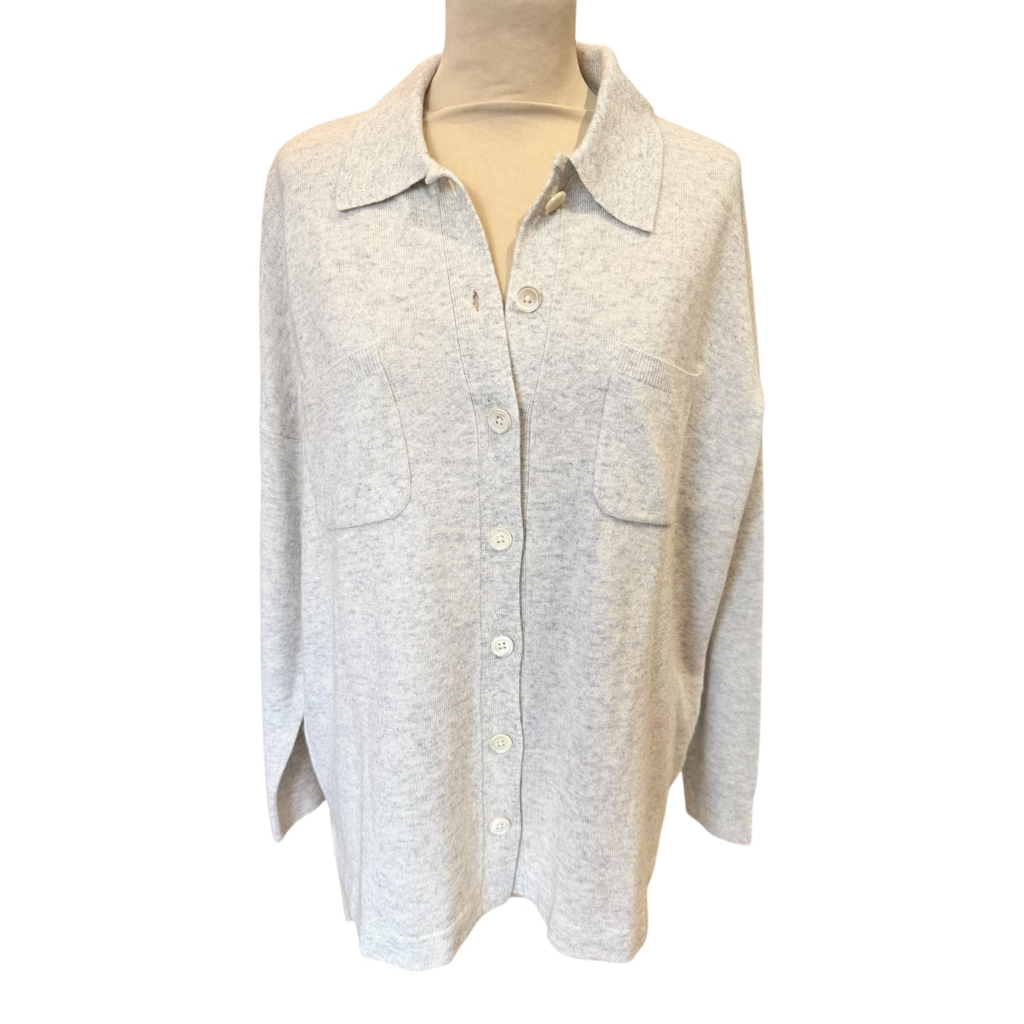 The White Label Knitted Shirt with Cashmere - 10/12 - NEW