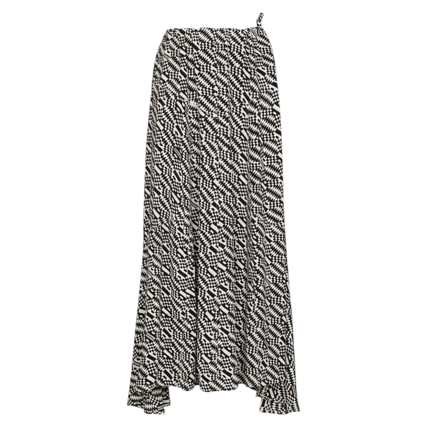 Isabel Marant Black and White Midi Skirt - 12