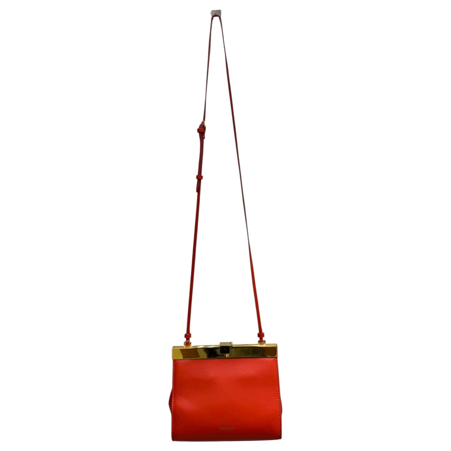 Sportmax Lizzie Kiss-Lock Crossbody Bag in Orange