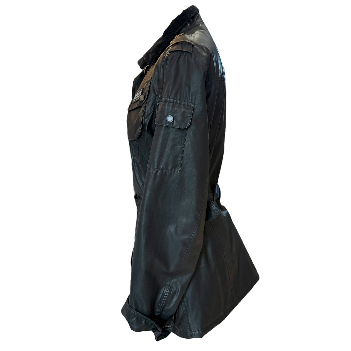 Barbour Black Waxed Jacket - 12