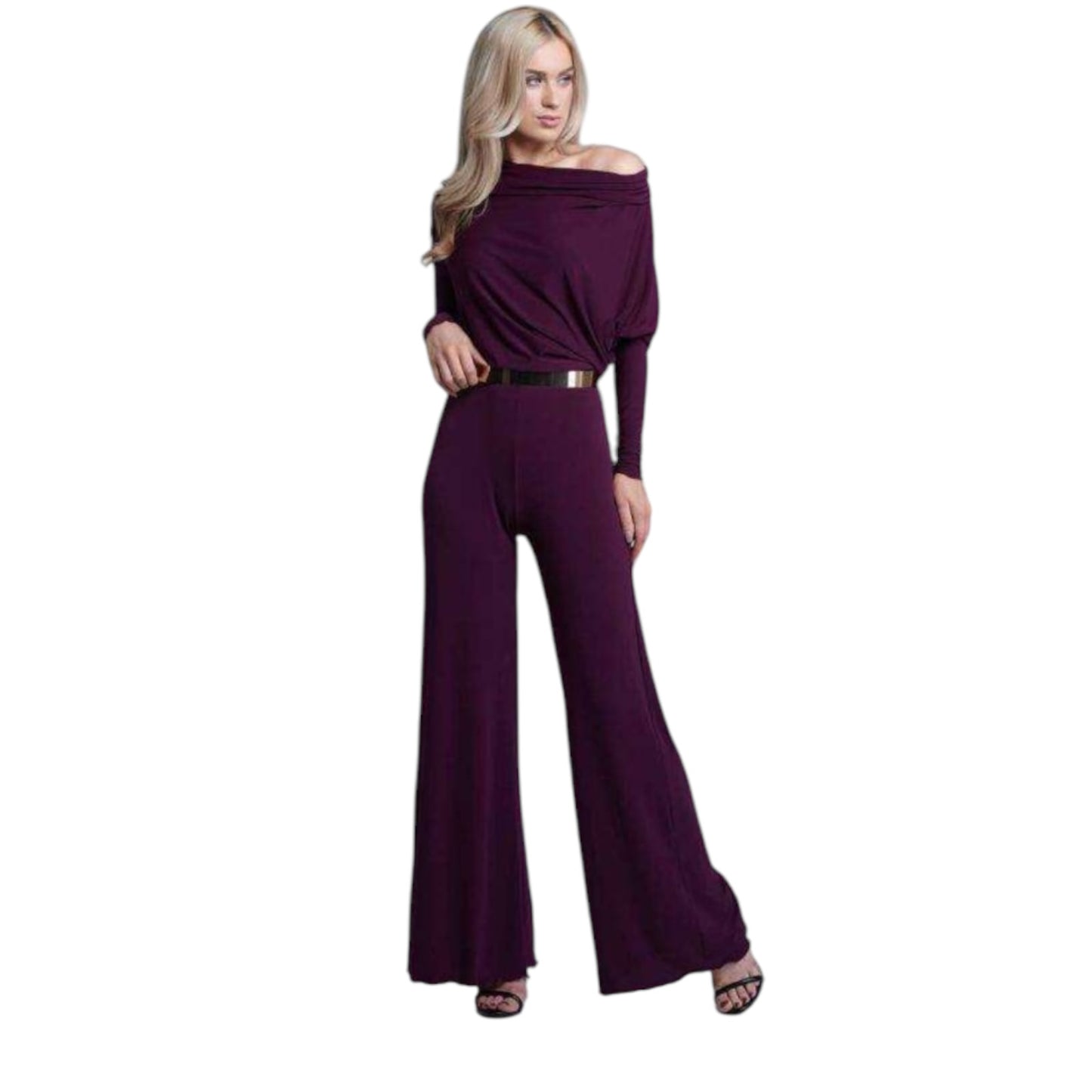 NEW Kevan Jon Maroon Jumpsuit - 10