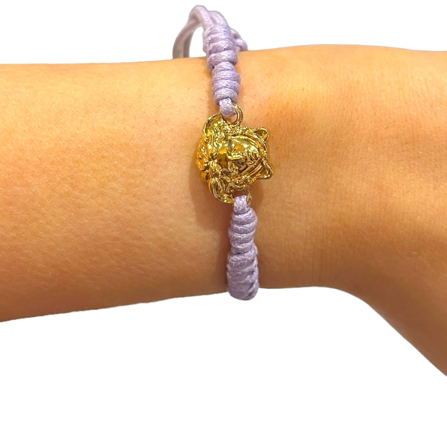 Versace Lilac and Gold Bracelet