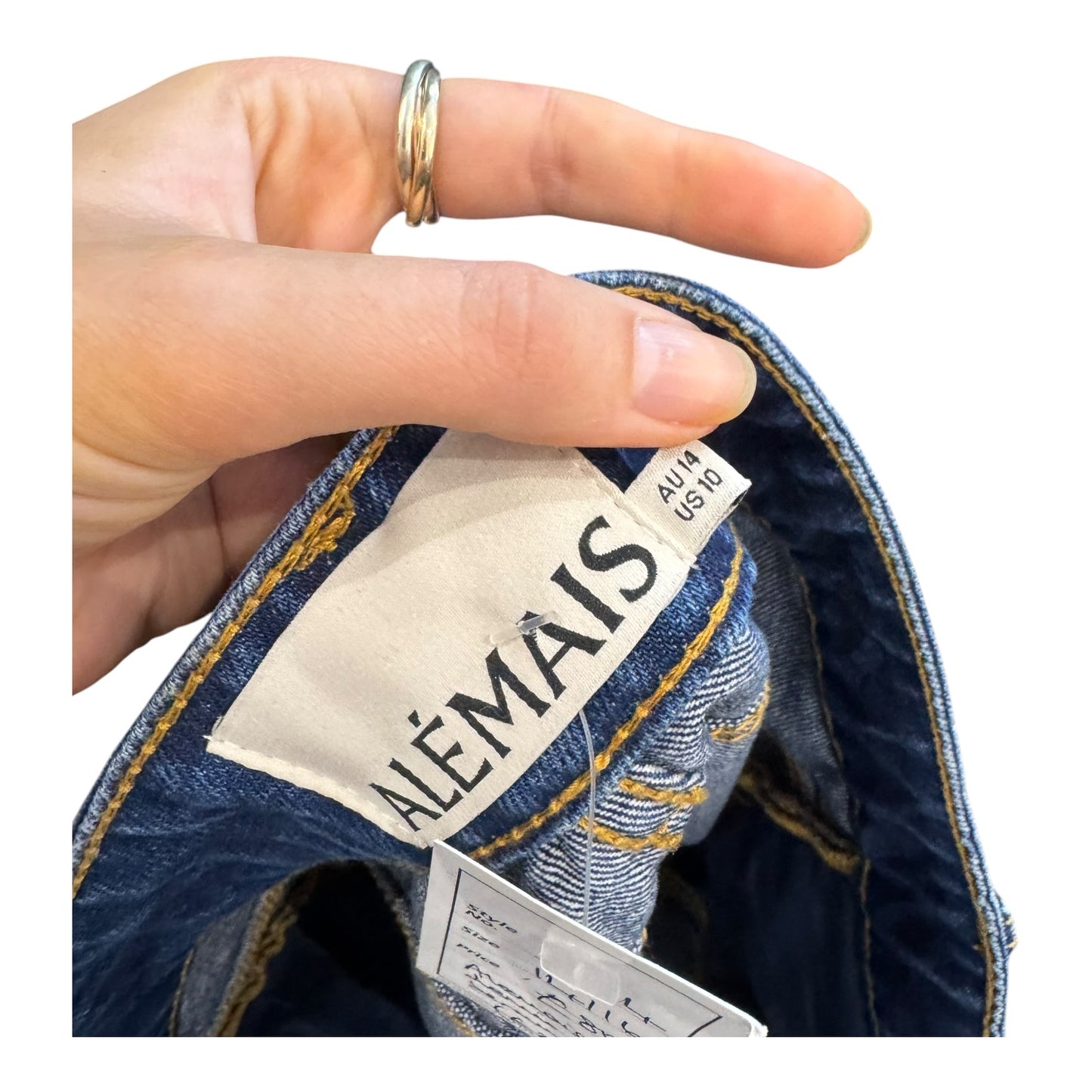 Alémais Speedy Appliquéd Denim Shorts - 14/16