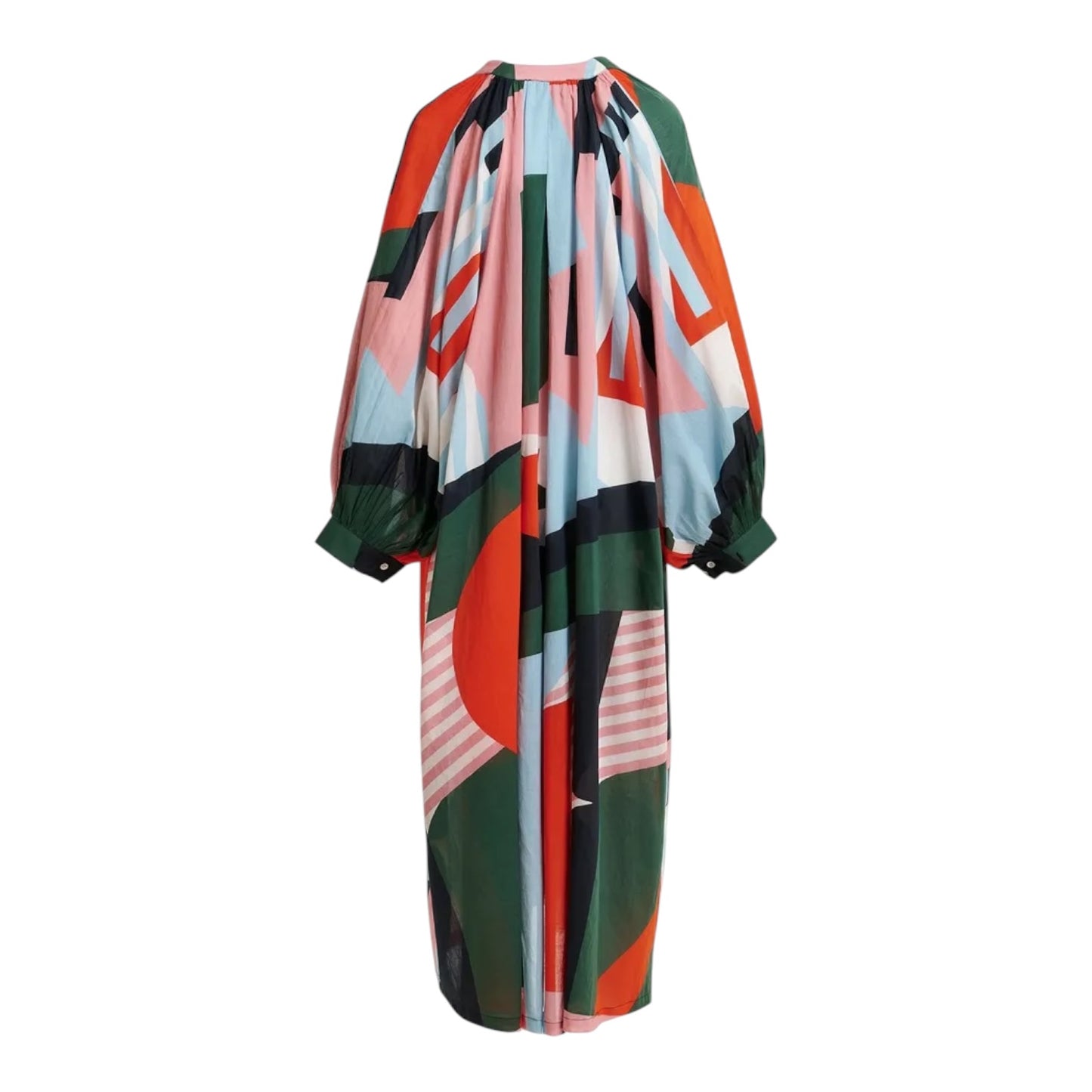 Essentiel Antwerp Abstract Cotton Maxi Dress - One Size